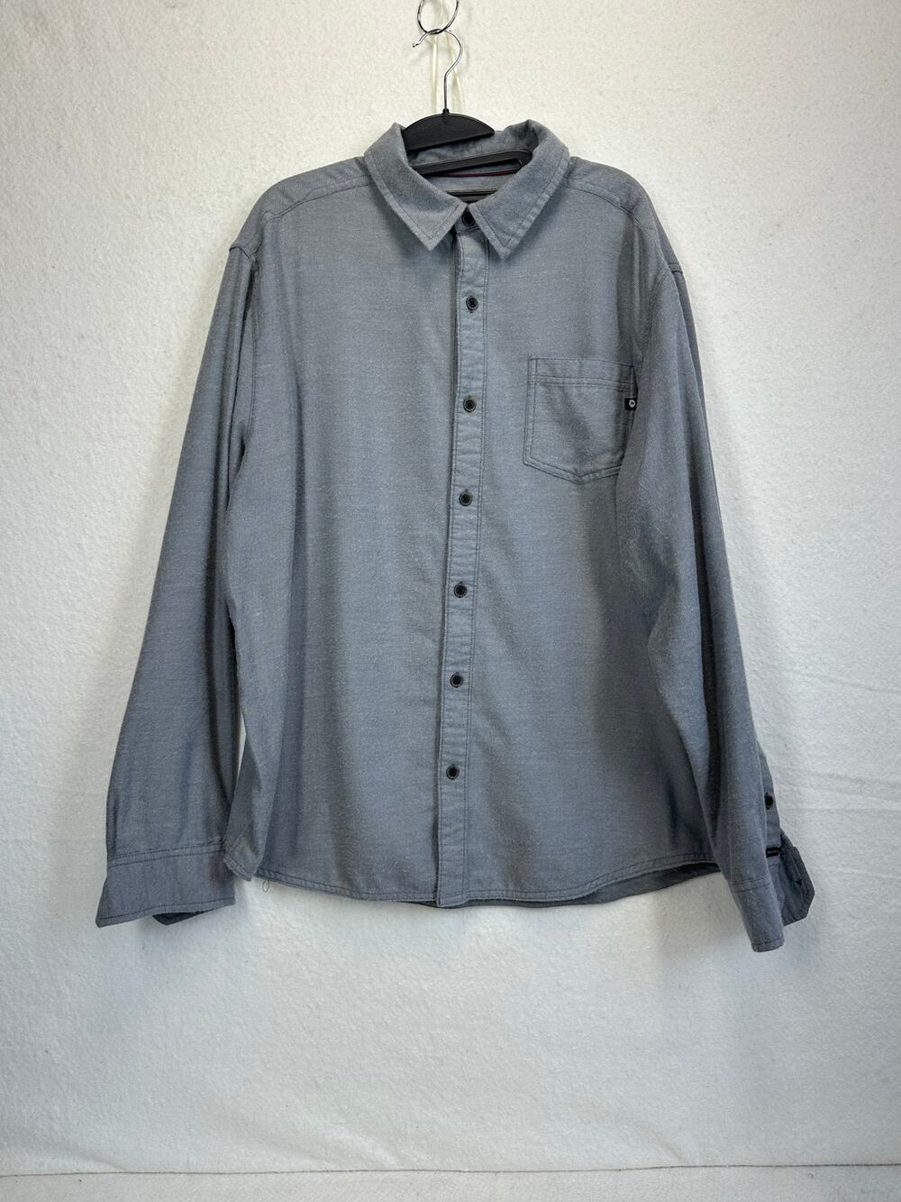 Marmot Men's Cotton Polyester Casual Button Down Long Sleeve Gray SZ XL